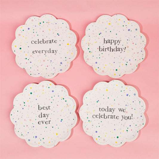 Celebrate Ceramic Plates