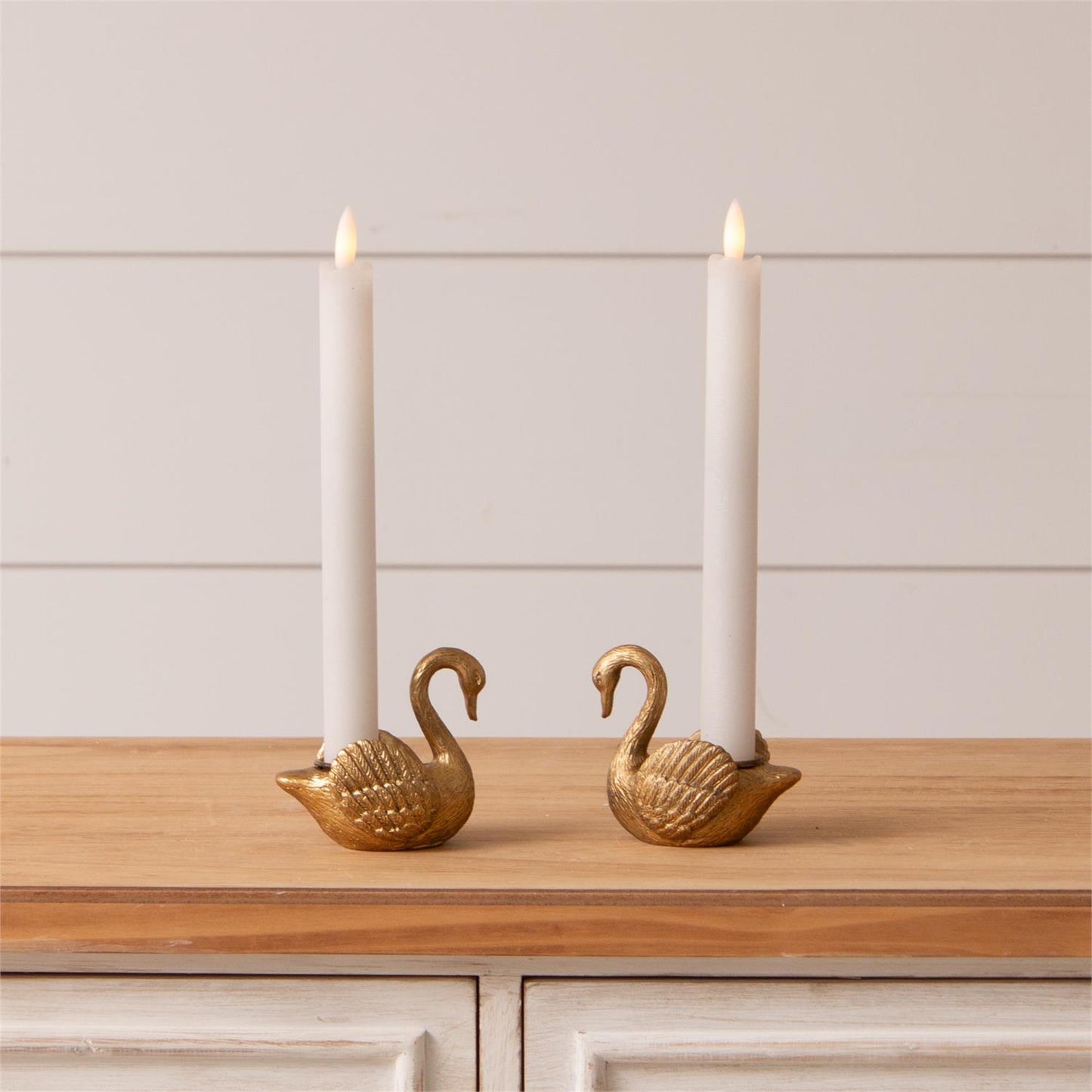 Swan Taper Holders