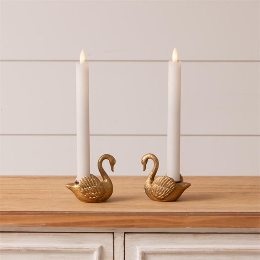 Swan Taper Holders