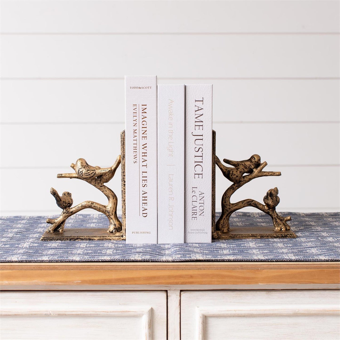 Birds on a Branch Bookends