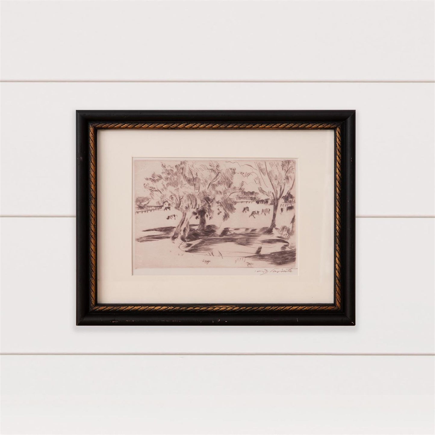 Framed Homestead Sketch