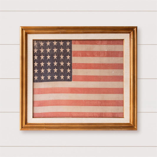 Framed Print - 1865 American Flag