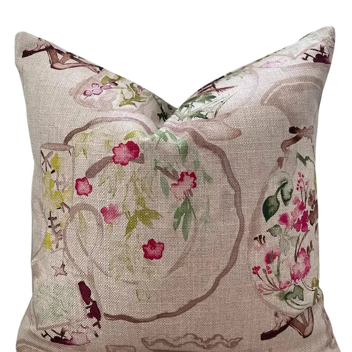 Alice Floral Throw Pillow