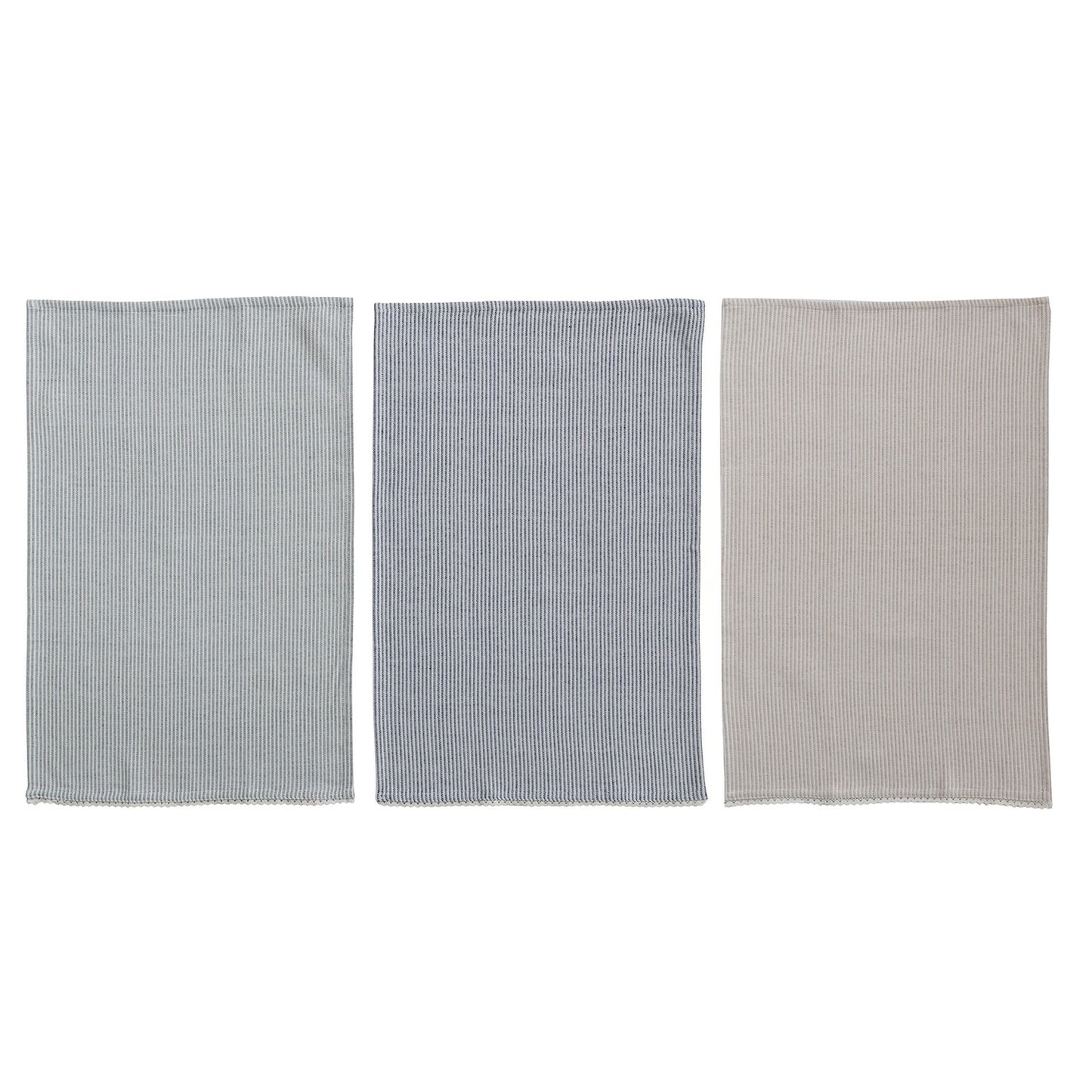 Striped Woven Cotton Double Cloth Towel