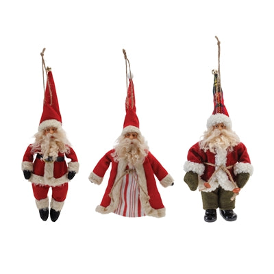 Santa Ornaments