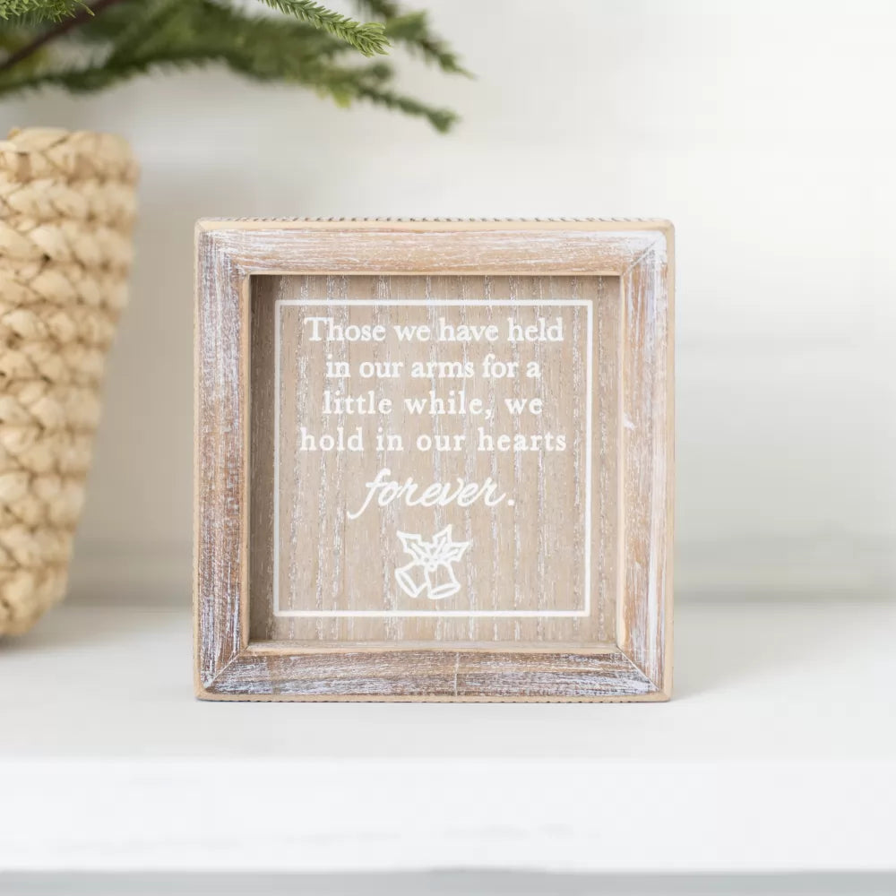 Hearts Forever Wood Frame Sign