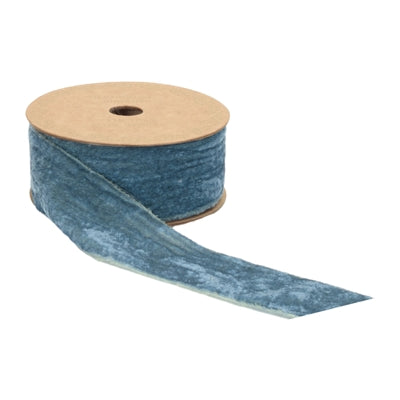 Blue Unwired Rayon/Velvet