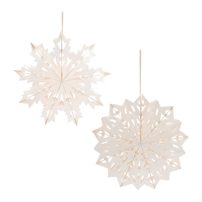 Snowflake Paper Ornaments