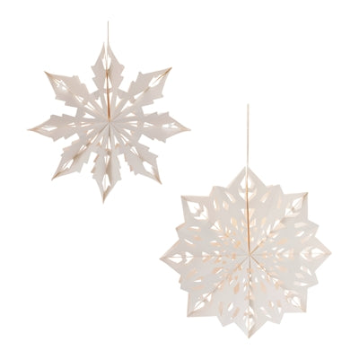 Large Snowflake Paper Ornaments