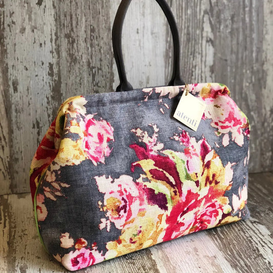 Blossom Grey Pioneer Carpet Bag