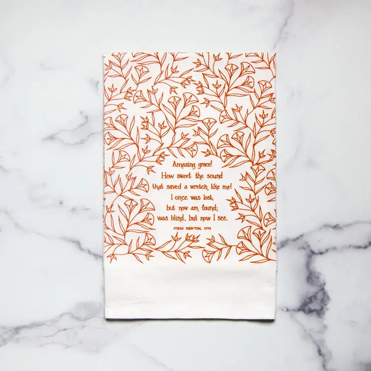 Amazing Grace Tea Towel