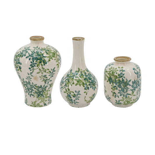 Floral Ceramic Vases