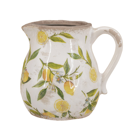 Lemon Pitcher Vase