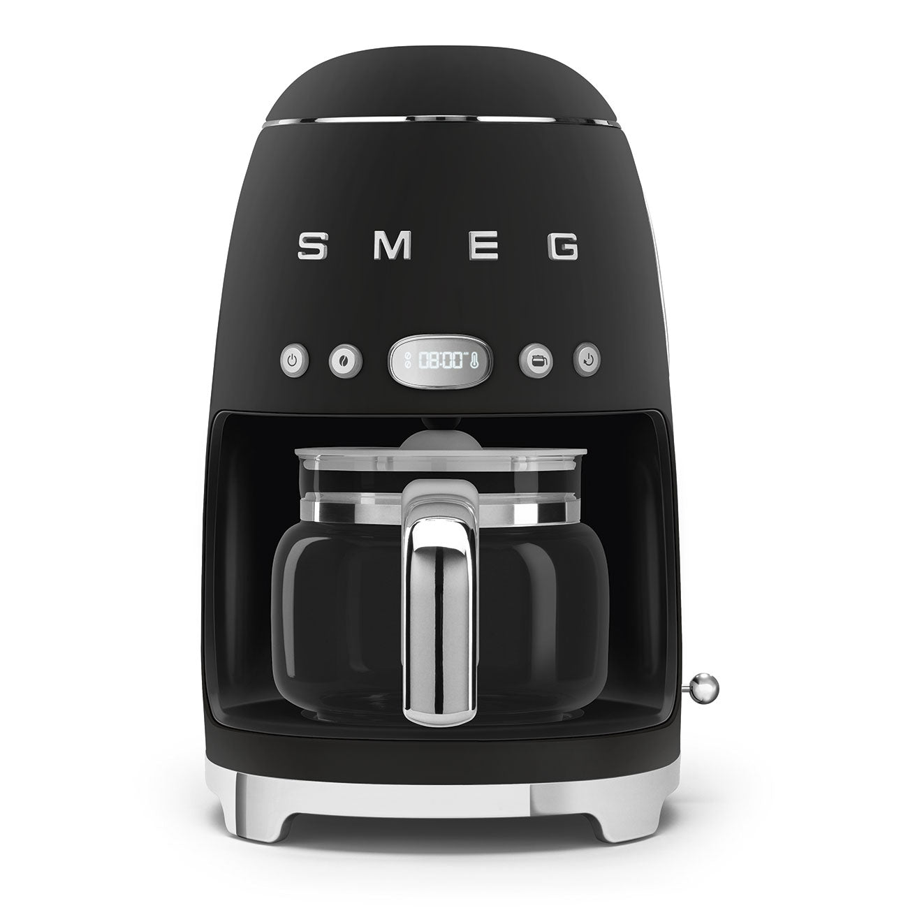 SMEG Retro Style Matte Black Drip-Filter Coffee Machine