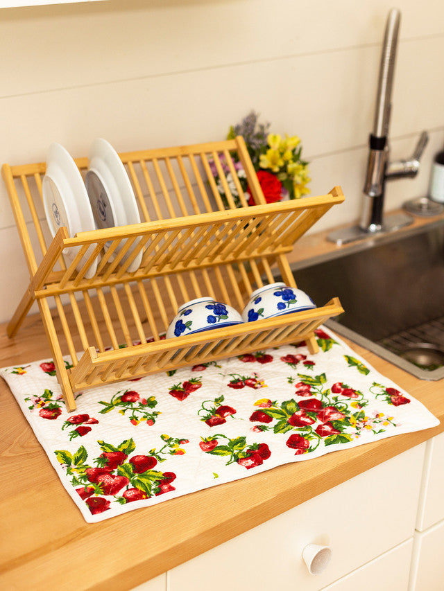 Strawberry Basket Drying Mat - Ecru