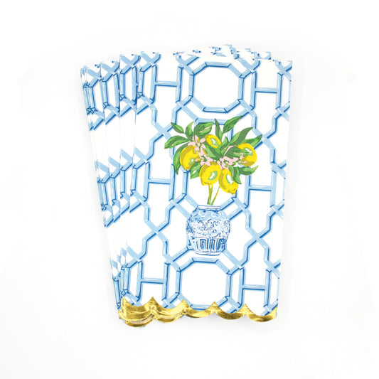 Lemon Ginger Paper Guest Towel Pack