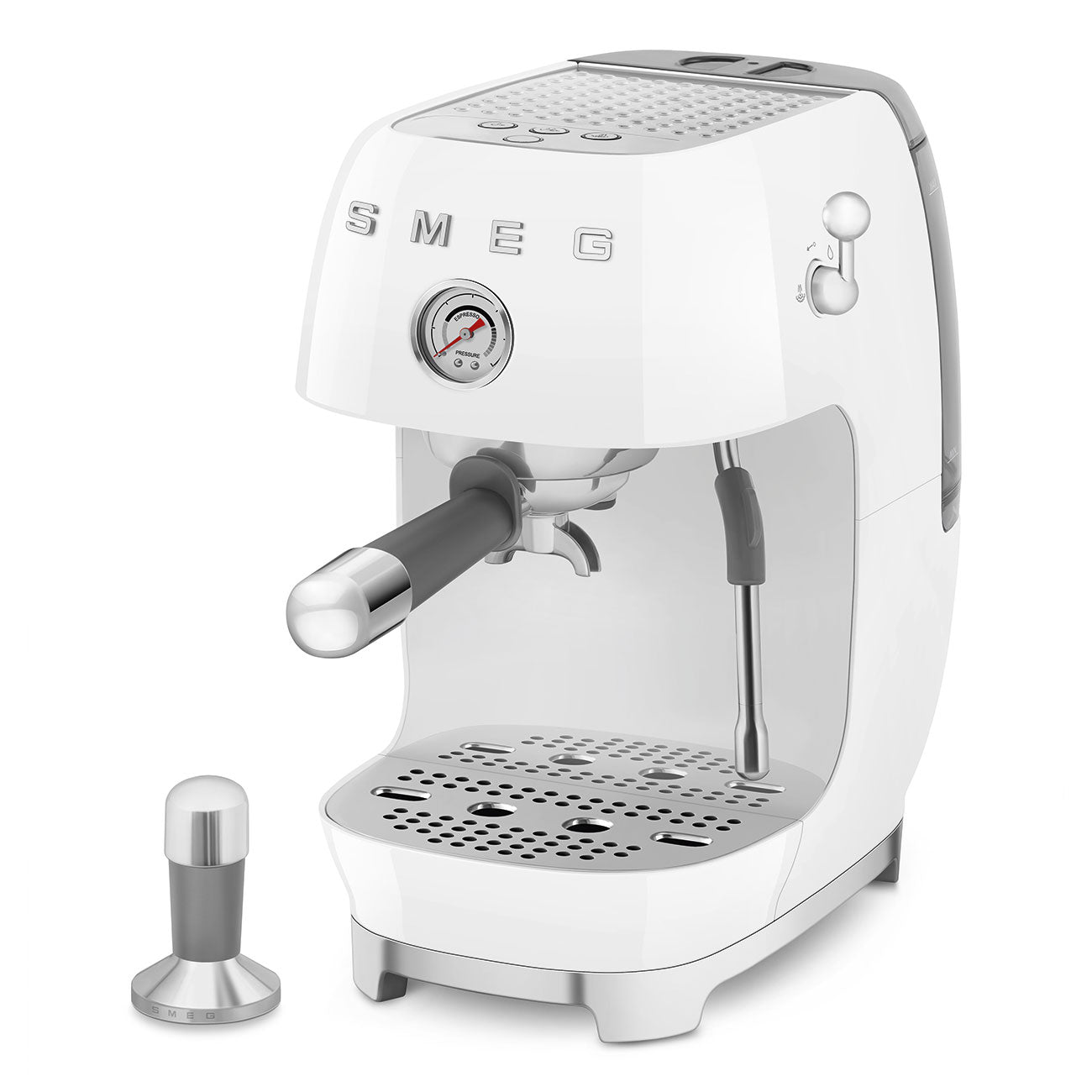 SMEG 50's Retro Line Espresso & Cold Brew Coffee Machine - White