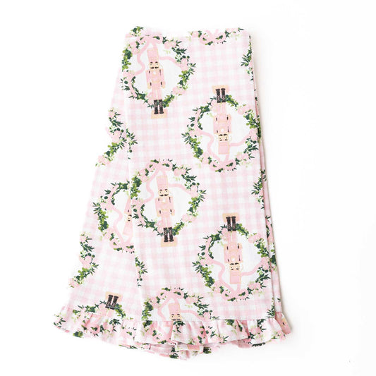 Sugarplum Gingham Ruffle Kitchen Towel Set