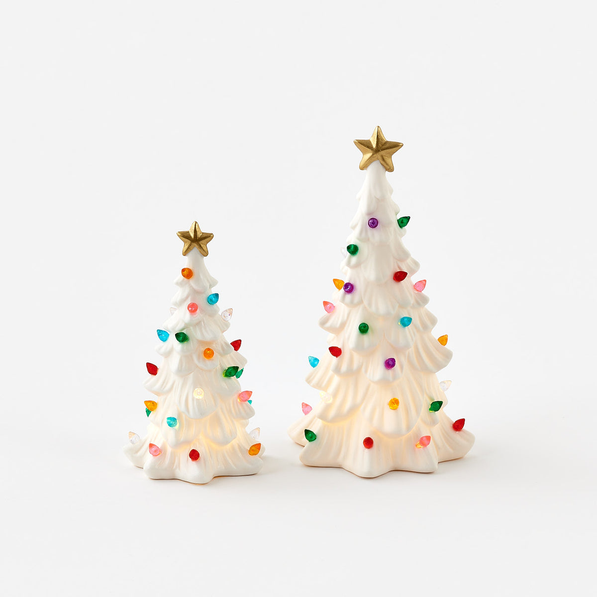 Lighted Christmas Trees