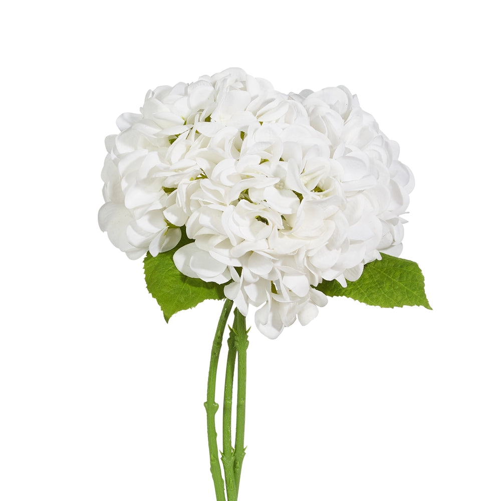Real Touch White Hydrangea Bundle