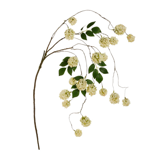 Green Mini Hydrangea Branch