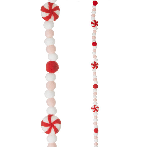 Felt Pepperment Garland