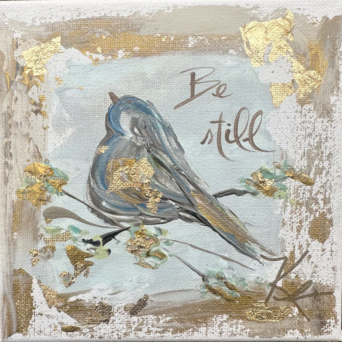 Gold Be Still Painting