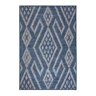 Guthrie Navy Machine Washable Rug