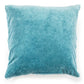 Velvet Pillow with Poms