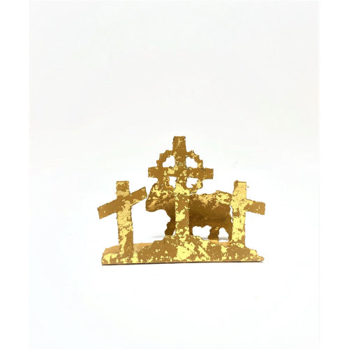 Mini Cross Lamb Silhouette