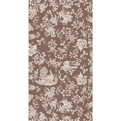 Brown Regal Peacock Guest Napkins