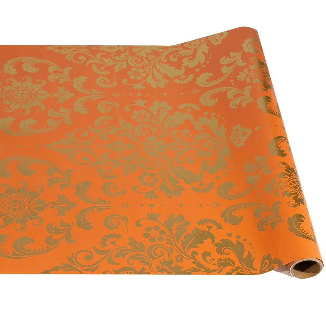 Orange Damask Runner