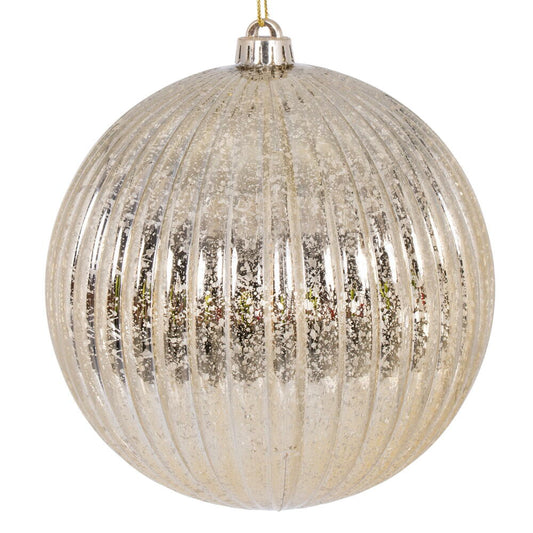 Champagne Mercury Lined Ball Ornament