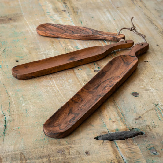 Wooden Canoe Serving Boards
