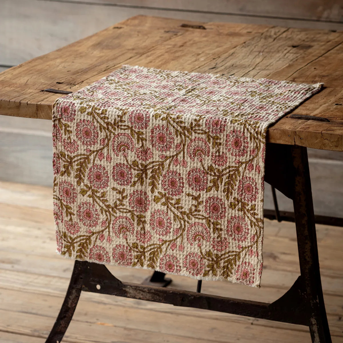 Clematis Botanical Print Towel