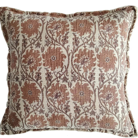 Quince Botanical Print Pillow