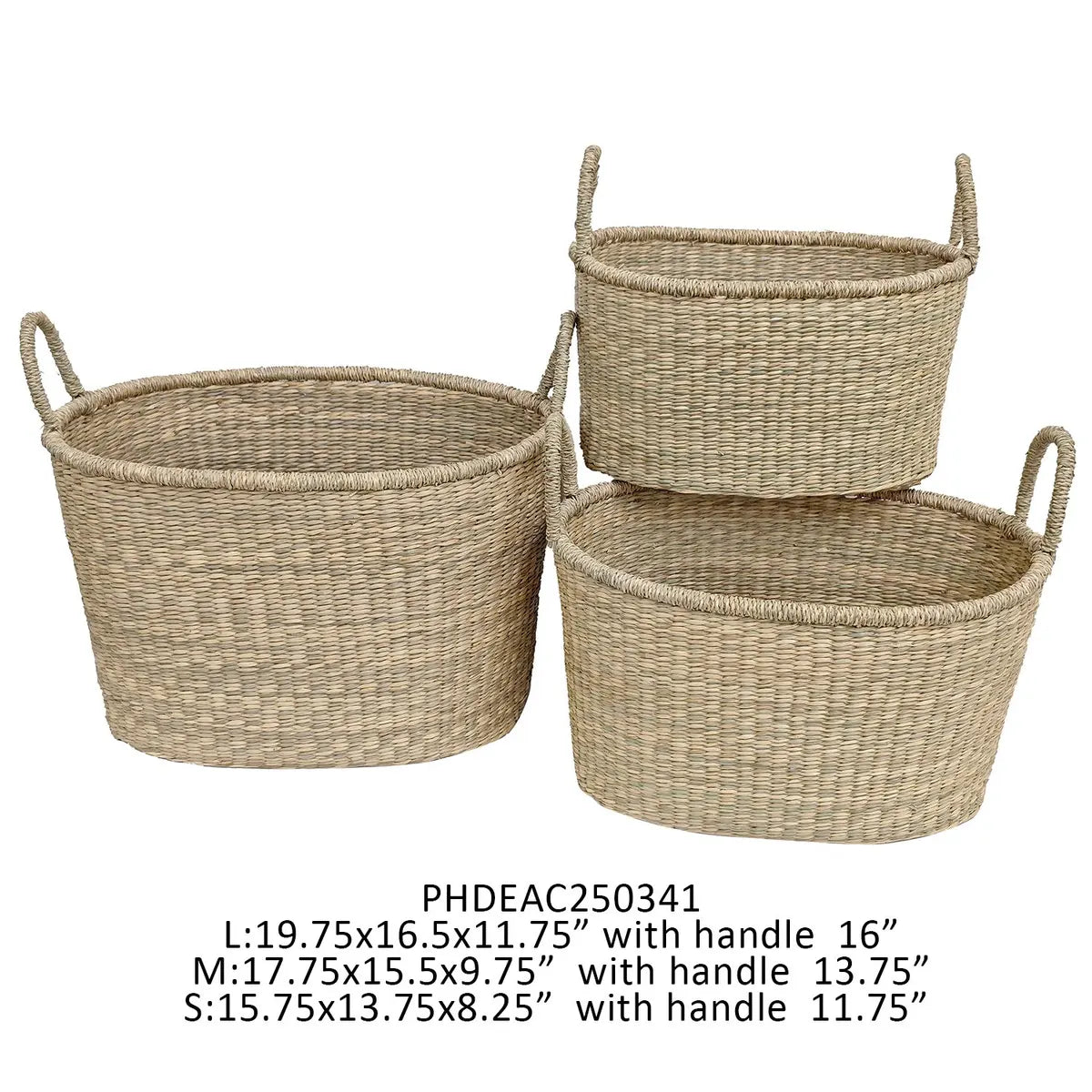 Oval Catering Carryall Baskets
