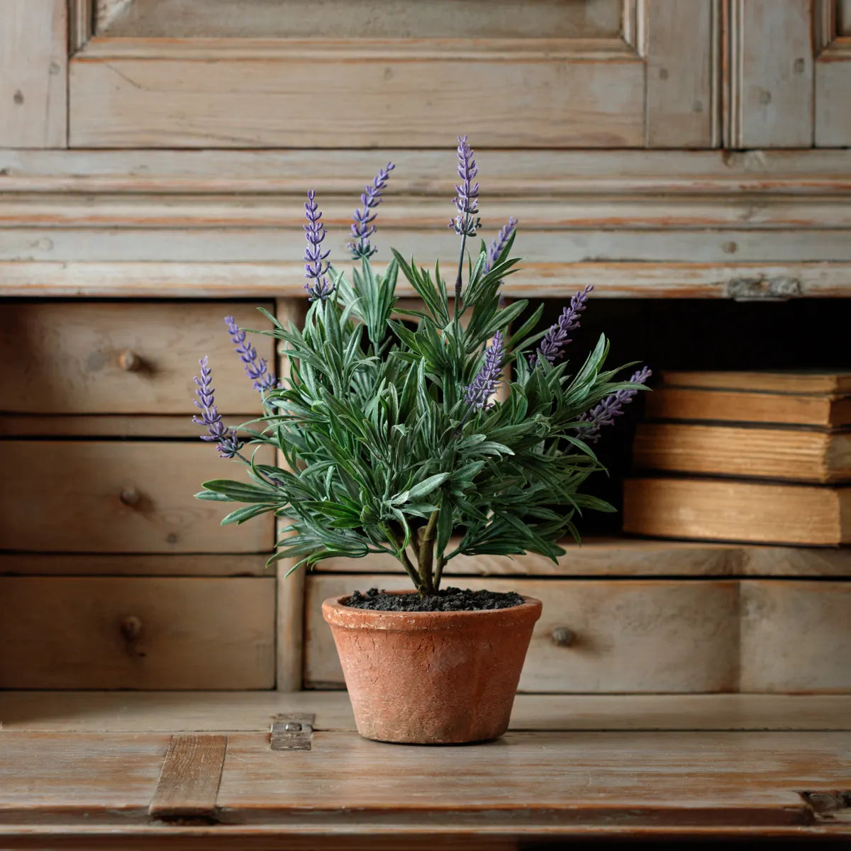 Faux Potted Lavender