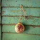 Whimsical Santa Metal Ball