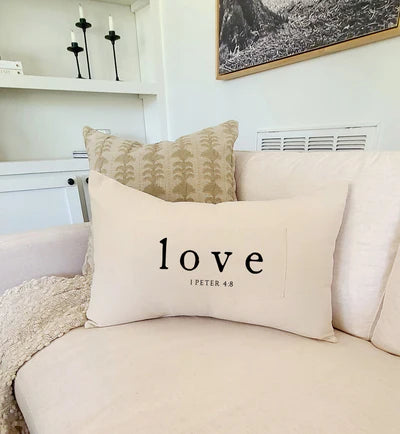 Love Lumbar Pillow