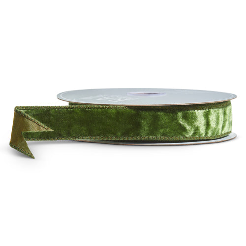 Green Velvet Ribbon