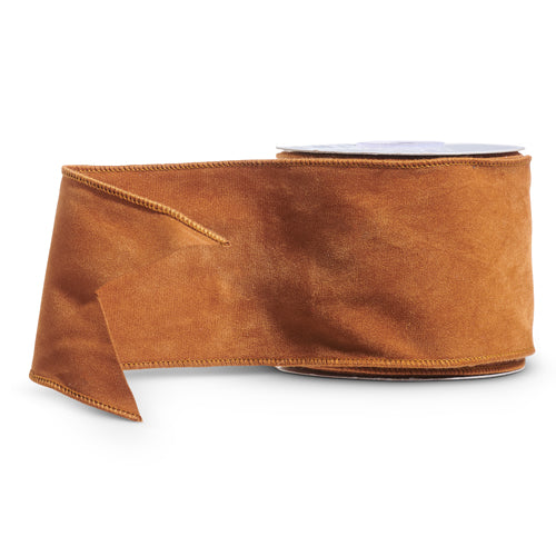 Cognac Suede Ribbon