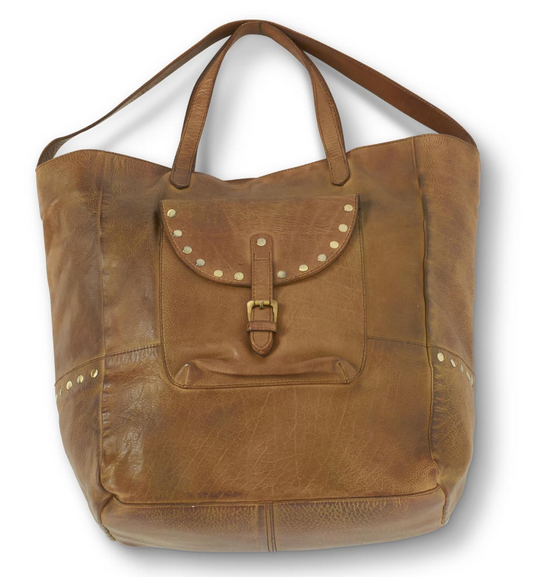Rivets and Leather Tote