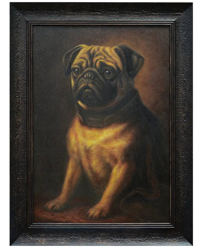 Pug Portrait Remarque