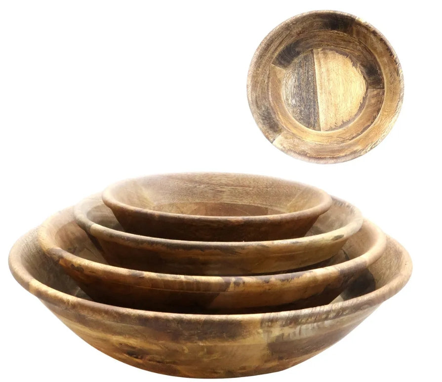 Mango Wood Serving Bowls