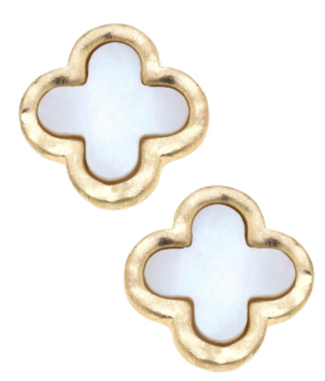 Bethany Mother of Pearl Stud Earrings