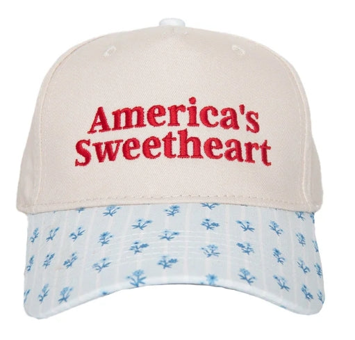 America's Sweetheart Floral Trucker Hat