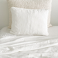 White Cotton Gauze Quilt & Pillow Set
