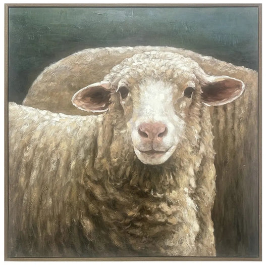 "Curious Lamb" Wall Art