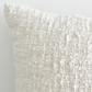 Ivory Cotton Boucle Down Dutch Euro Pillow